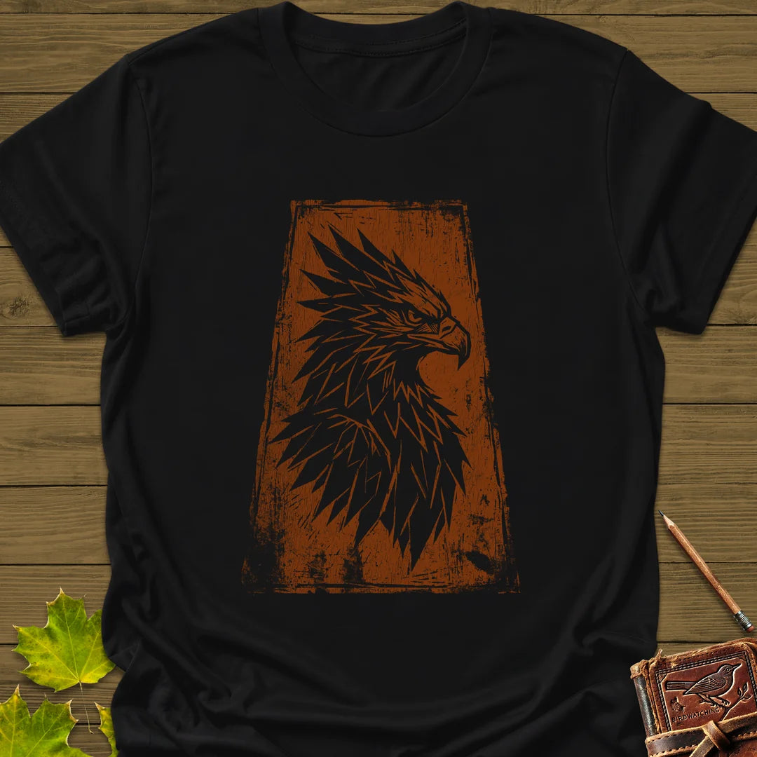 Tribal Eagle T-Shirt in Black
