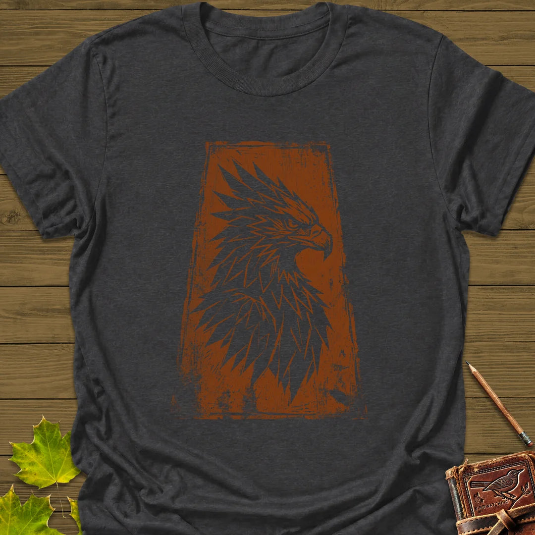 Tribal Eagle T-Shirt in Dark Heather