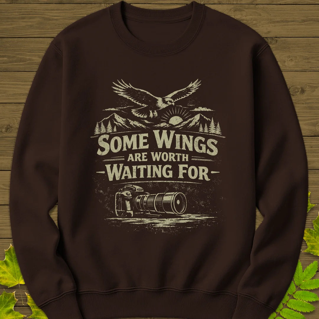 Some Wings Sweatshirt in Dark Chocolate