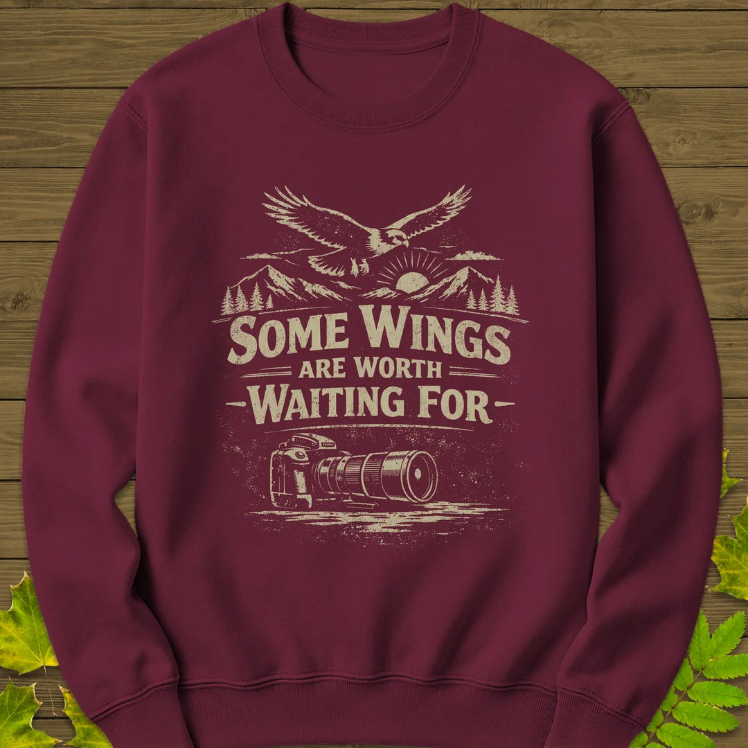 Some Wings Sweatshirt in Maroon
