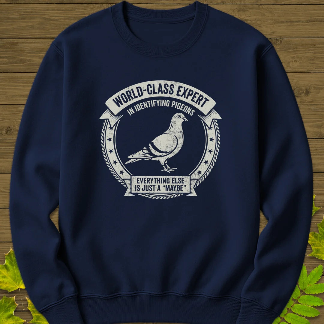 Identifying Pigeons Sweatshirt in Navy