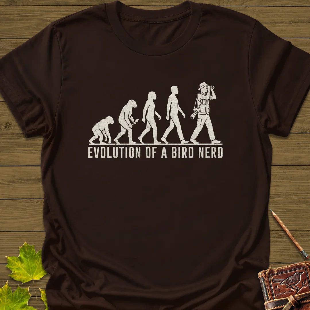 Evolution (Male) T-Shirt in Dark Chocolate