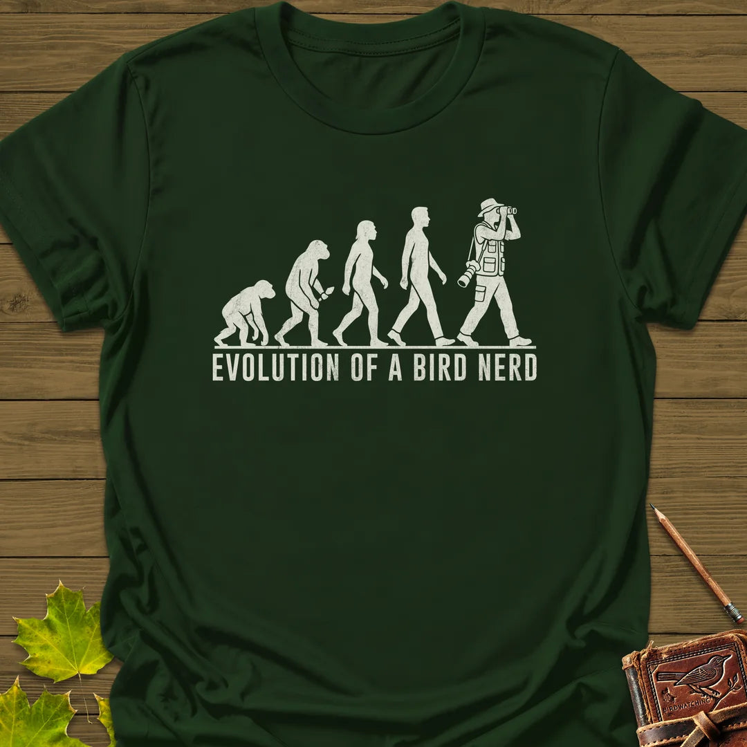 Evolution (Male) T-Shirt in Forest Green