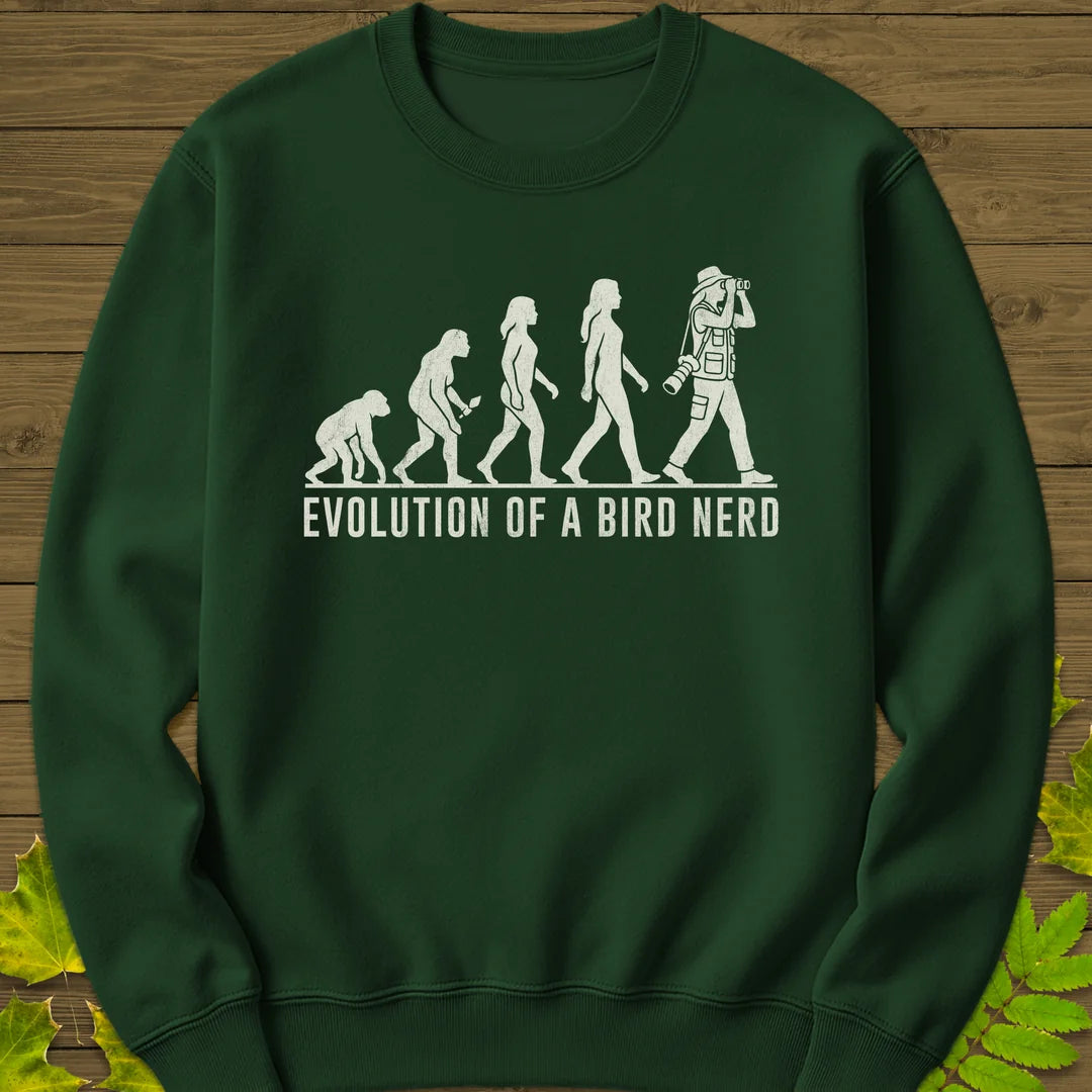 Evolution (Female) Sweatshirt in Forest Green