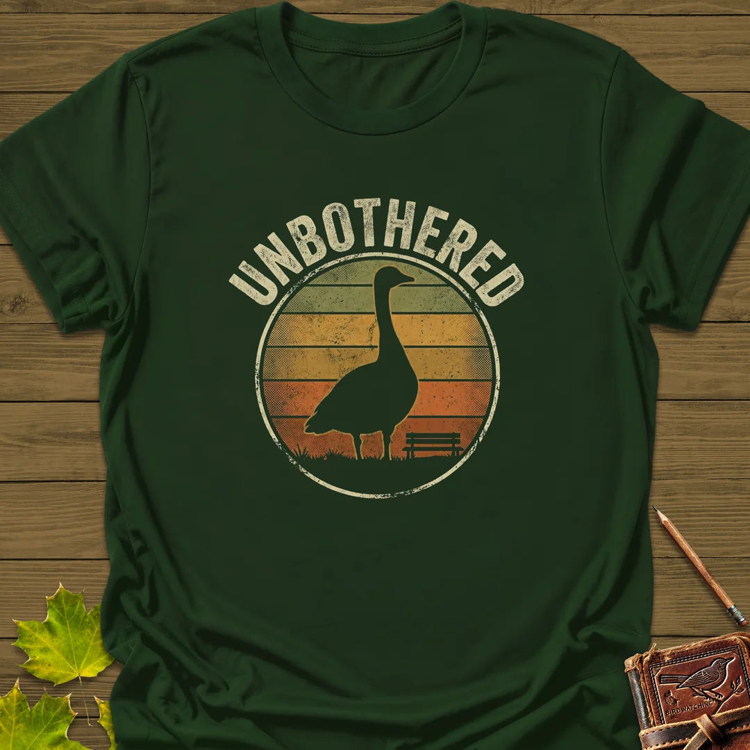 Unbothered Goose T-Shirt in Forest Green