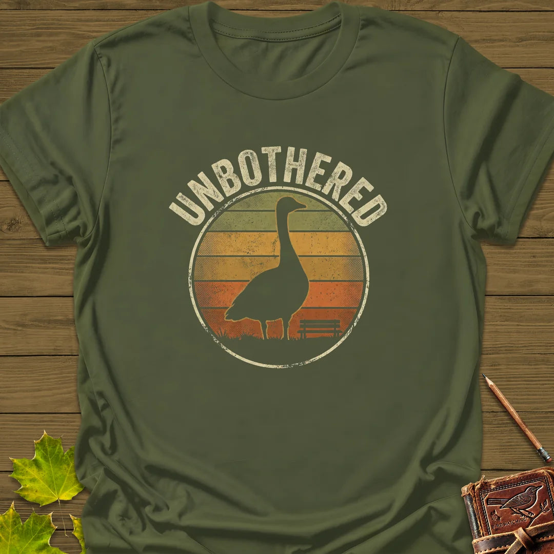 Unbothered Goose T-Shirt in Military Green