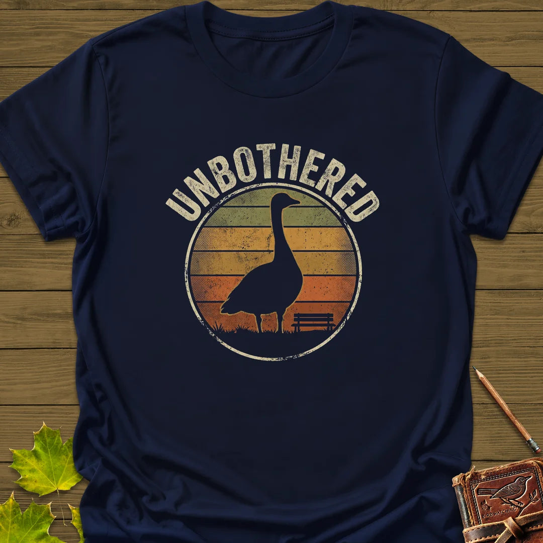 Unbothered Goose T-Shirt in Navy