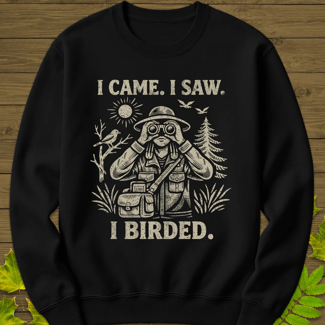 I Birded Sweatshirt in Black