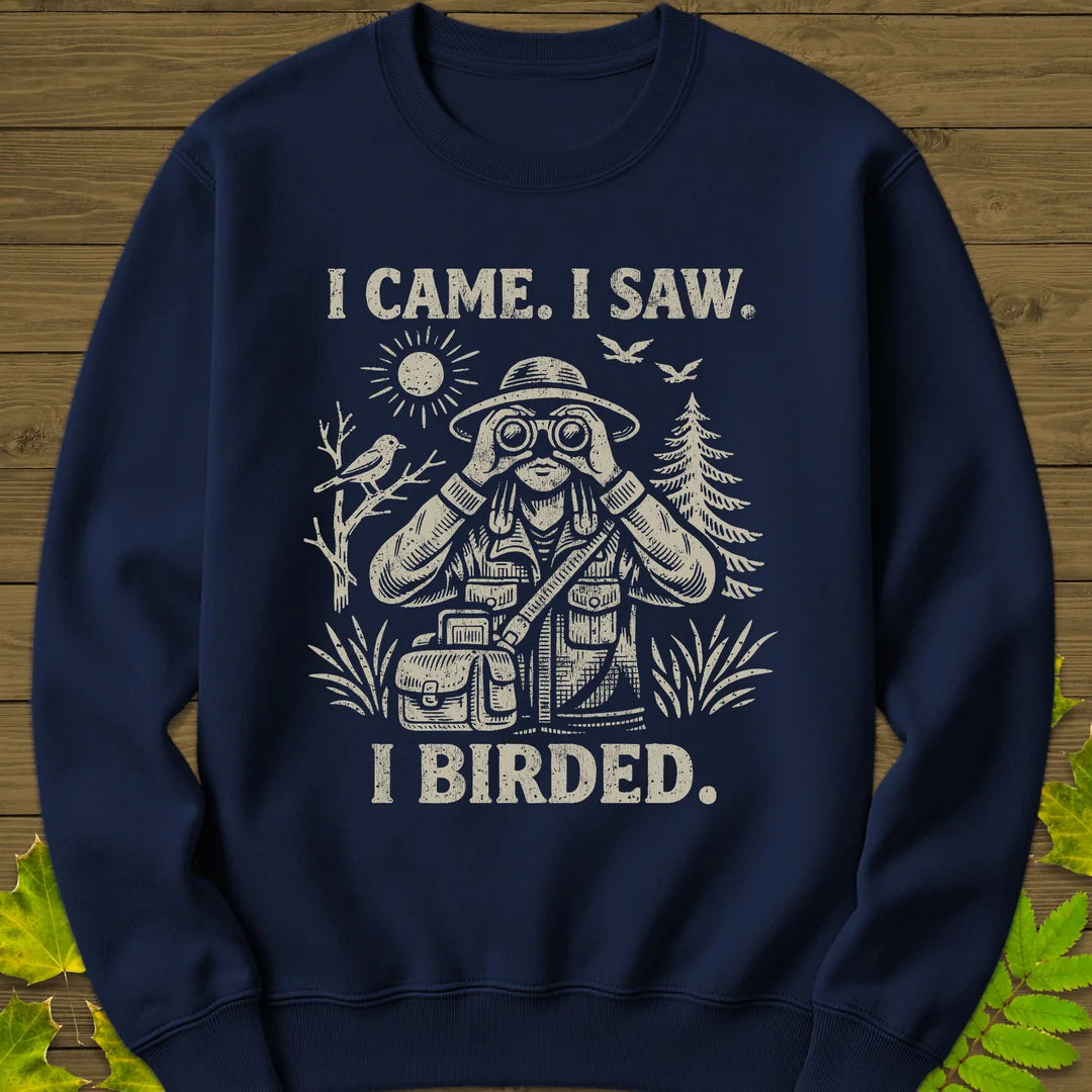 I Birded Sweatshirt in Navy