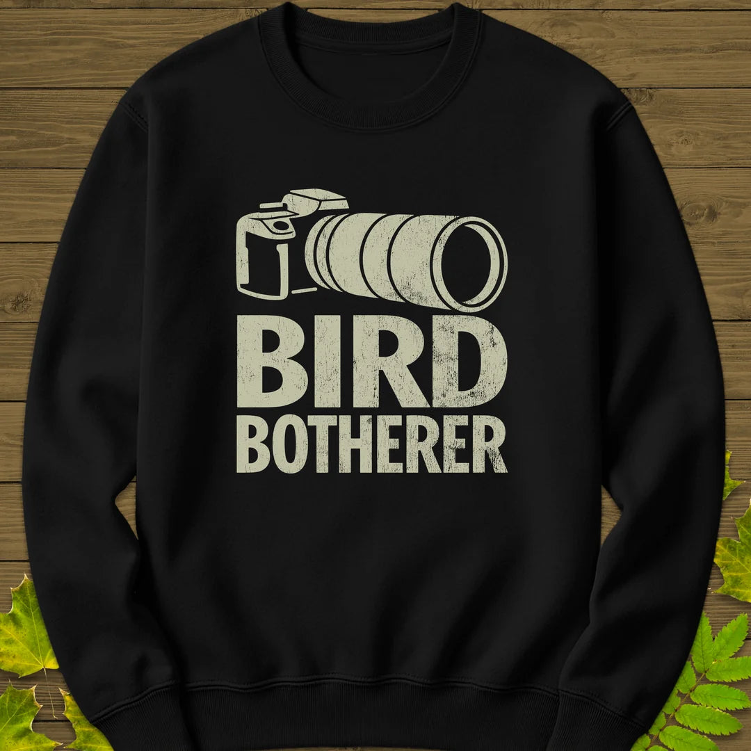 Bird Botherer Sweatshirt in Black