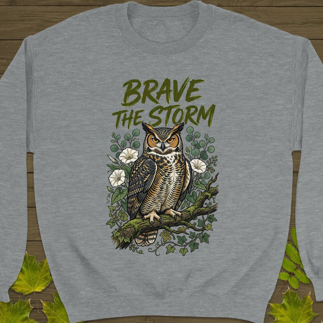 Brave The Storm Sweatshirt Sport Grey