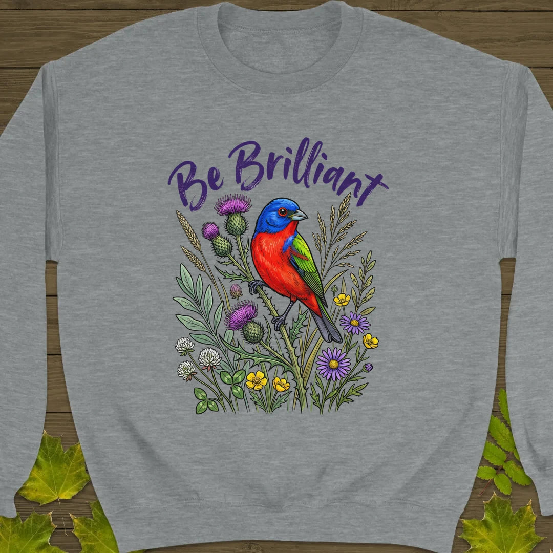 Be Brilliant Sweatshirt Sport Grey