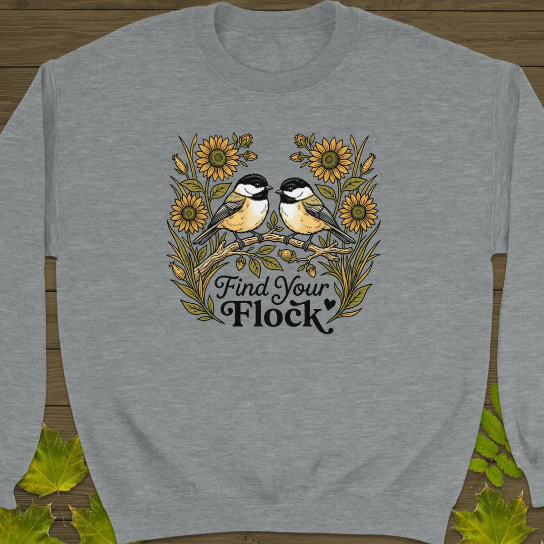 Find Your Flock Sweatshirt Sport Grey