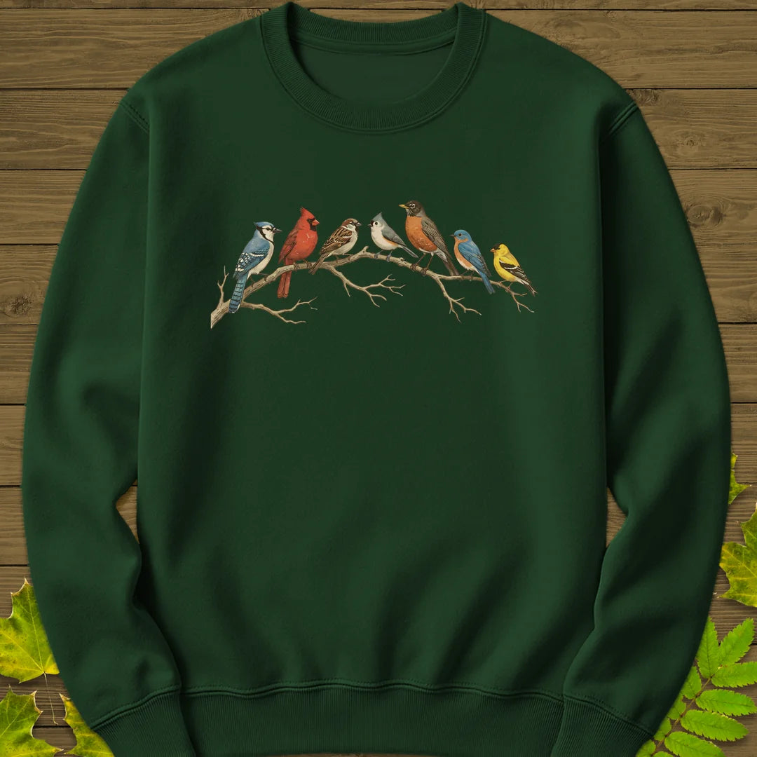 Songbird Summit Sweatshirt in Forest Green