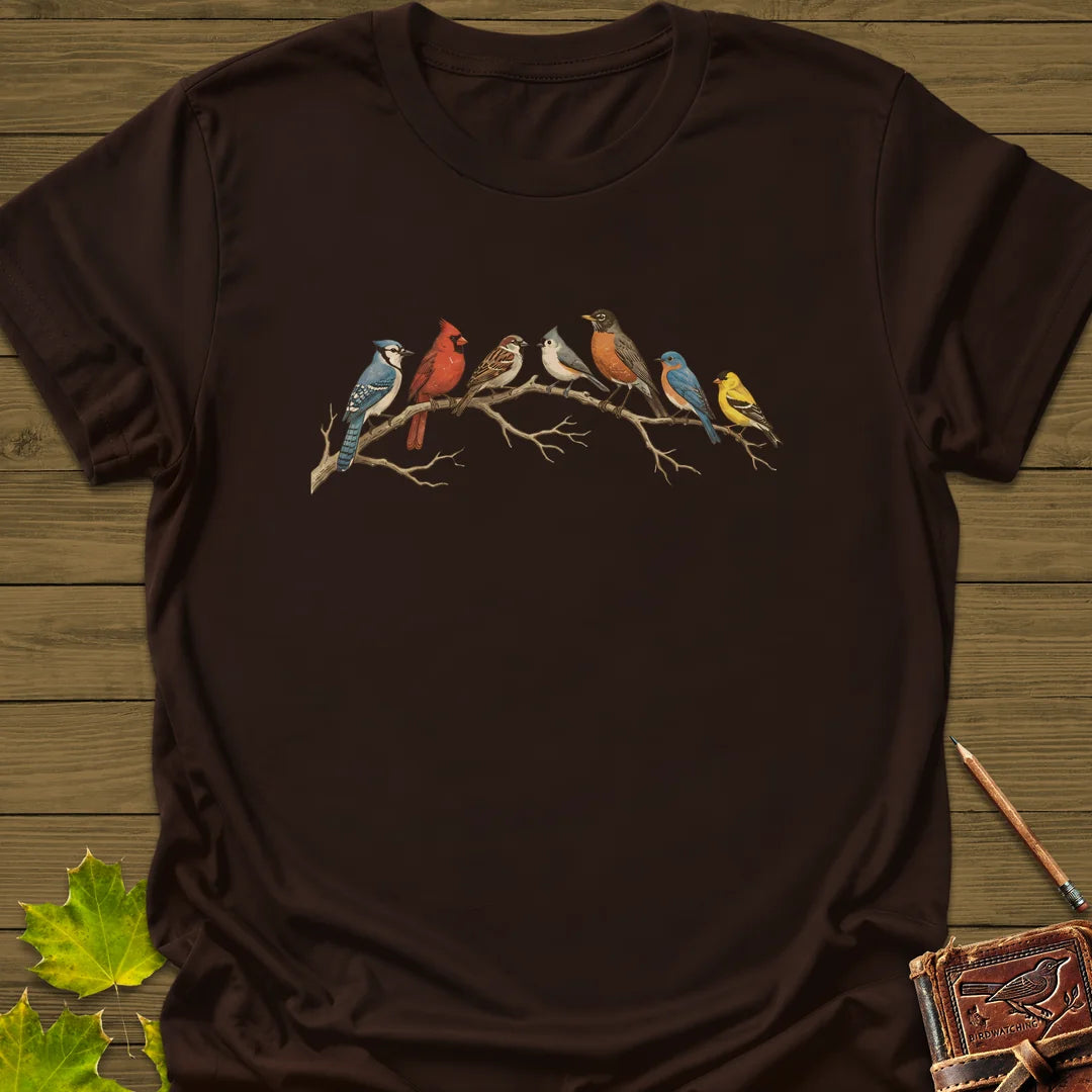 Songbird Summit T-Shirt in Dark Chocolate