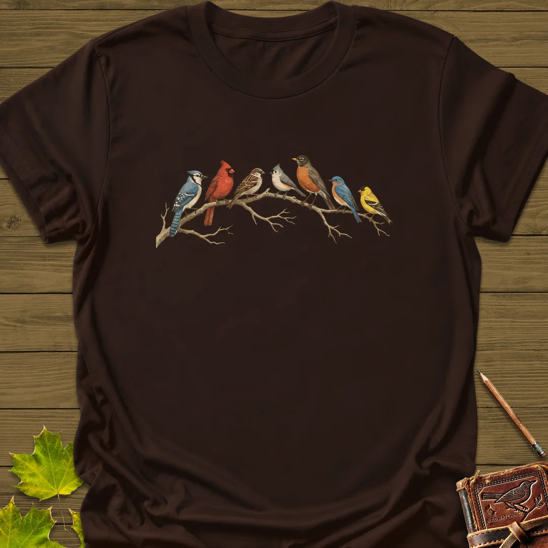 Songbird Summit T-Shirt in Dark Chocolate