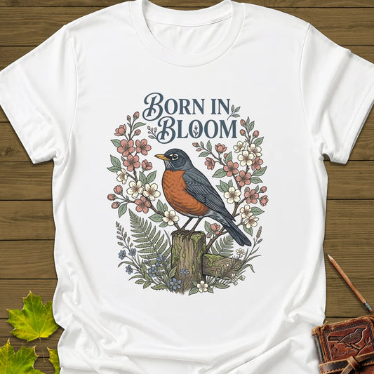 Born In Bloom T-Shirt in White