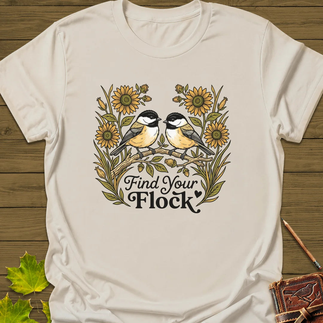 Find Your Flock T-Shirt in Natural