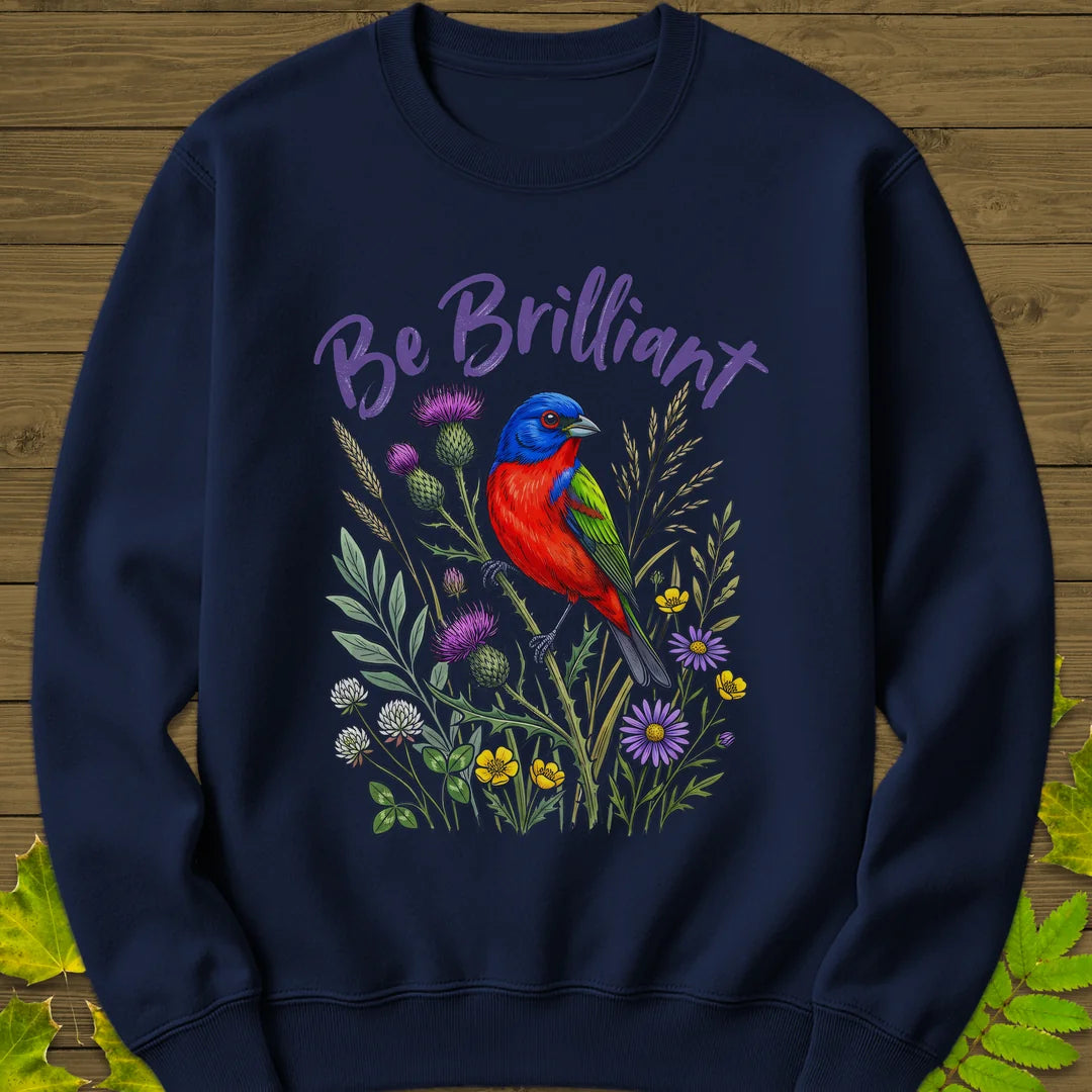 Be Brilliant Sweatshirt in Navy