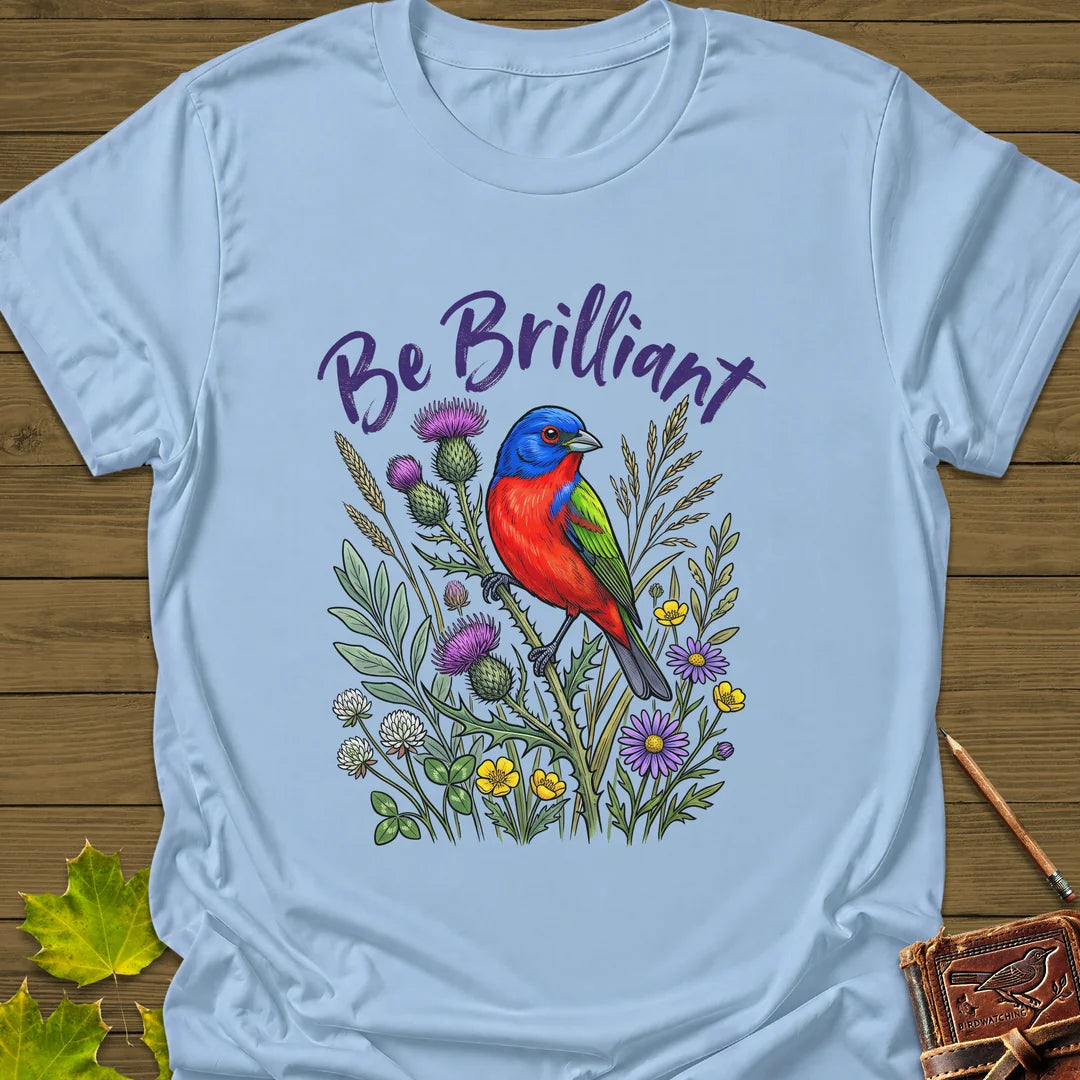 Be Brilliant T-Shirt in Light Blue