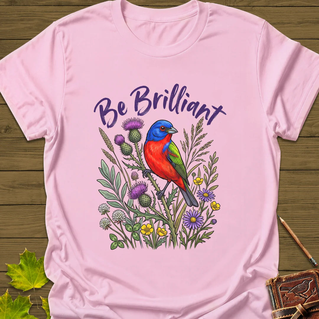 Be Brilliant T-Shirt in Light Pink