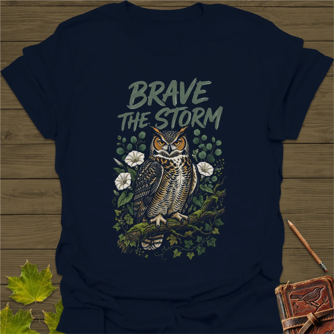 Brave The Storm T-Shirt Navy