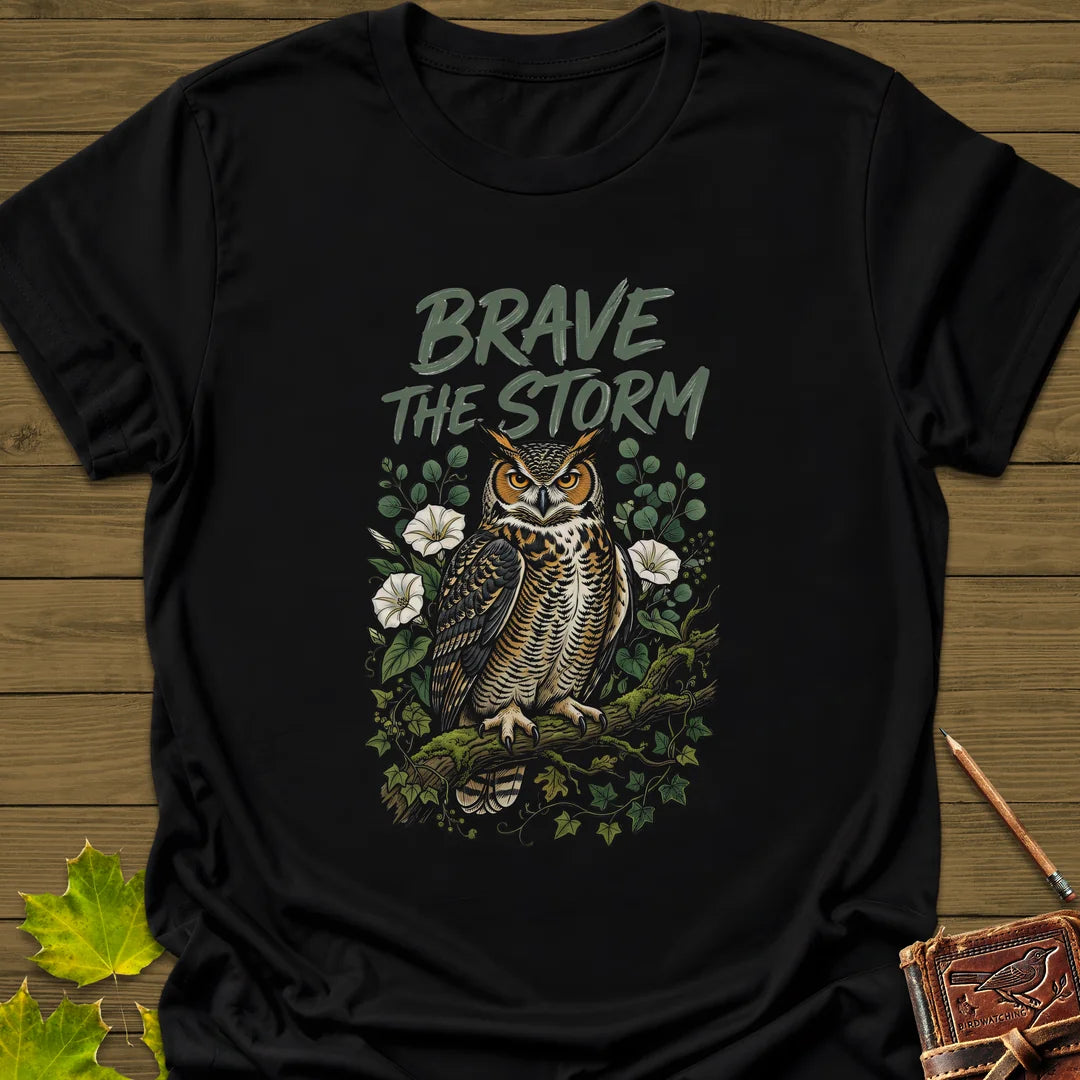 Brave The Storm T-Shirt in Black