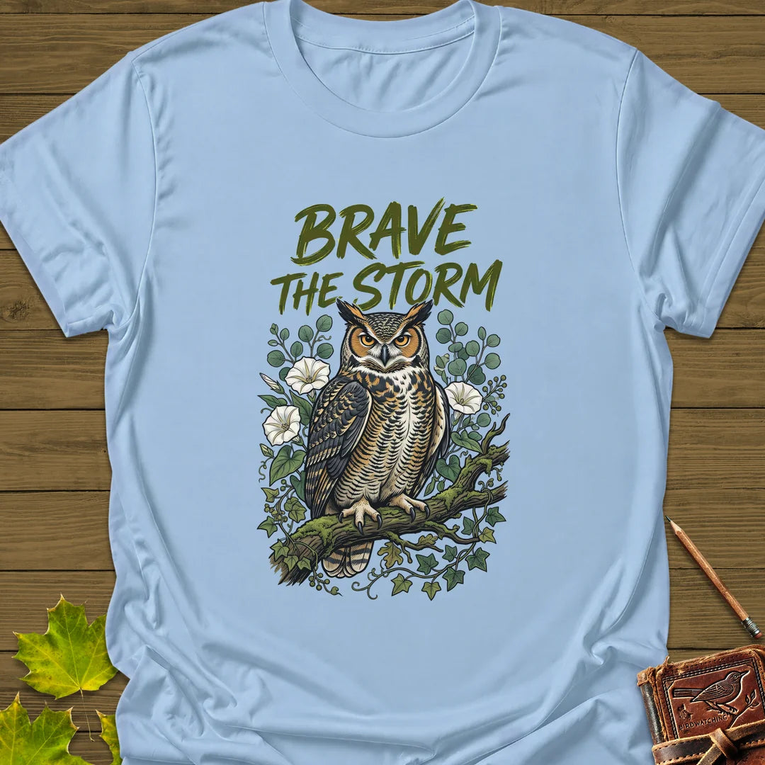Brave The Storm T-Shirt in Light Blue
