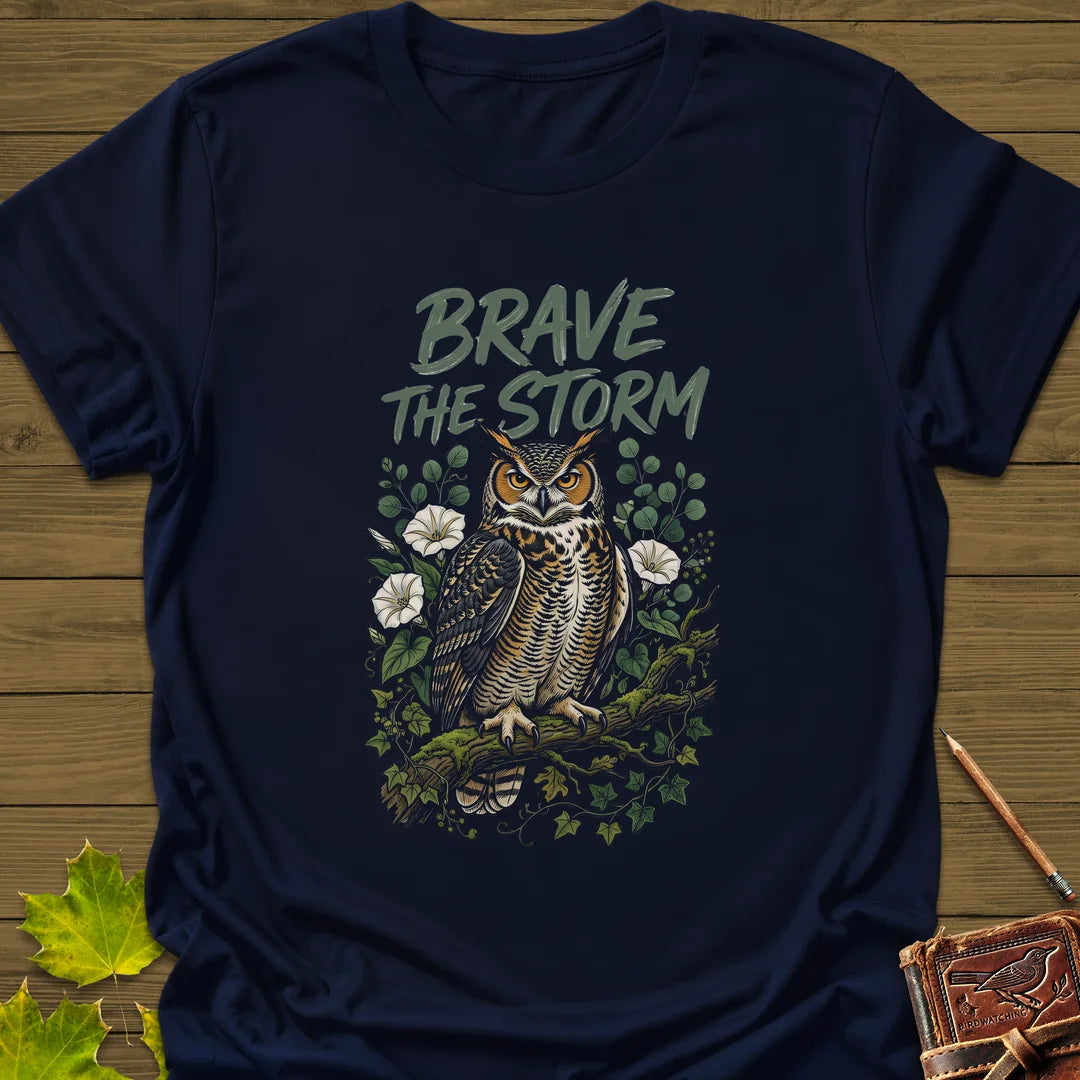Brave The Storm T-Shirt in Navy