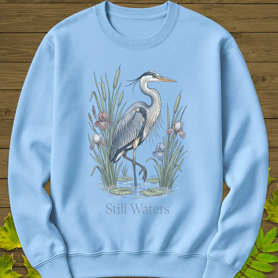 Still Waters Sweatshirt in Light Blue