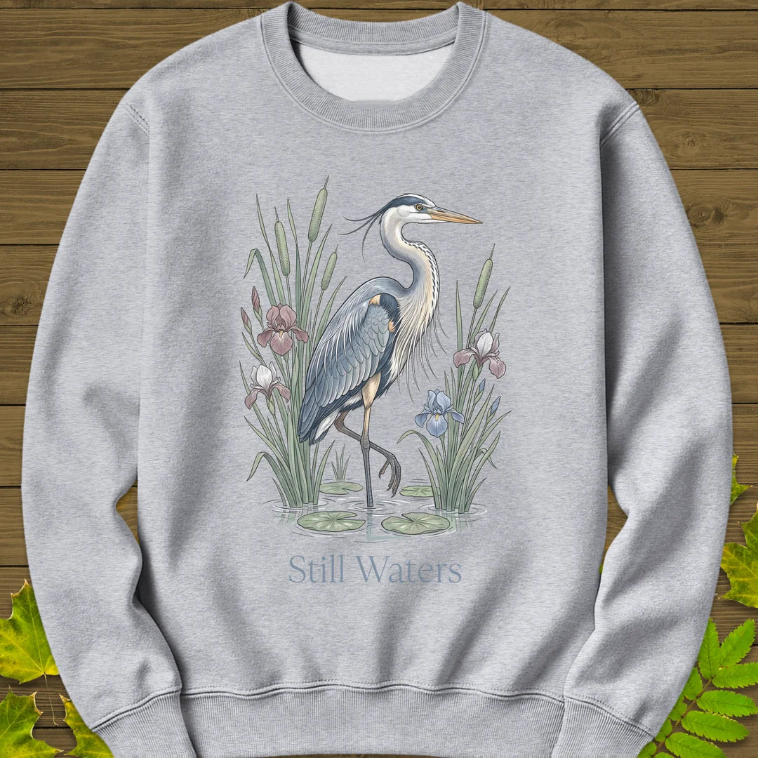 Still Waters Sweatshirt in Sport Grey