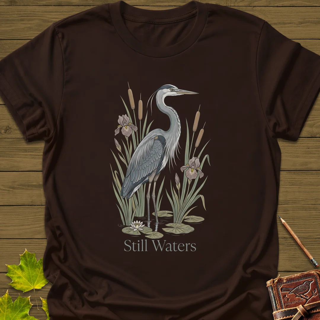 Still Waters T-Shirt in Dark Chocolate