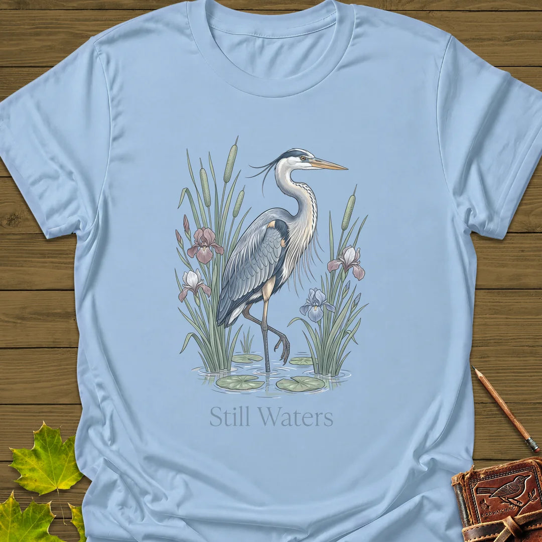 Still Waters T-Shirt in Light Blue