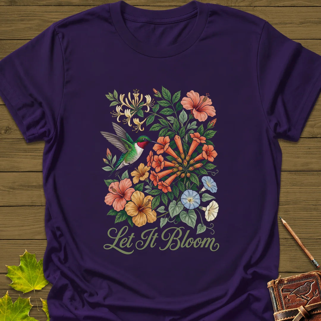 Let It Bloom T-Shirt in Purple