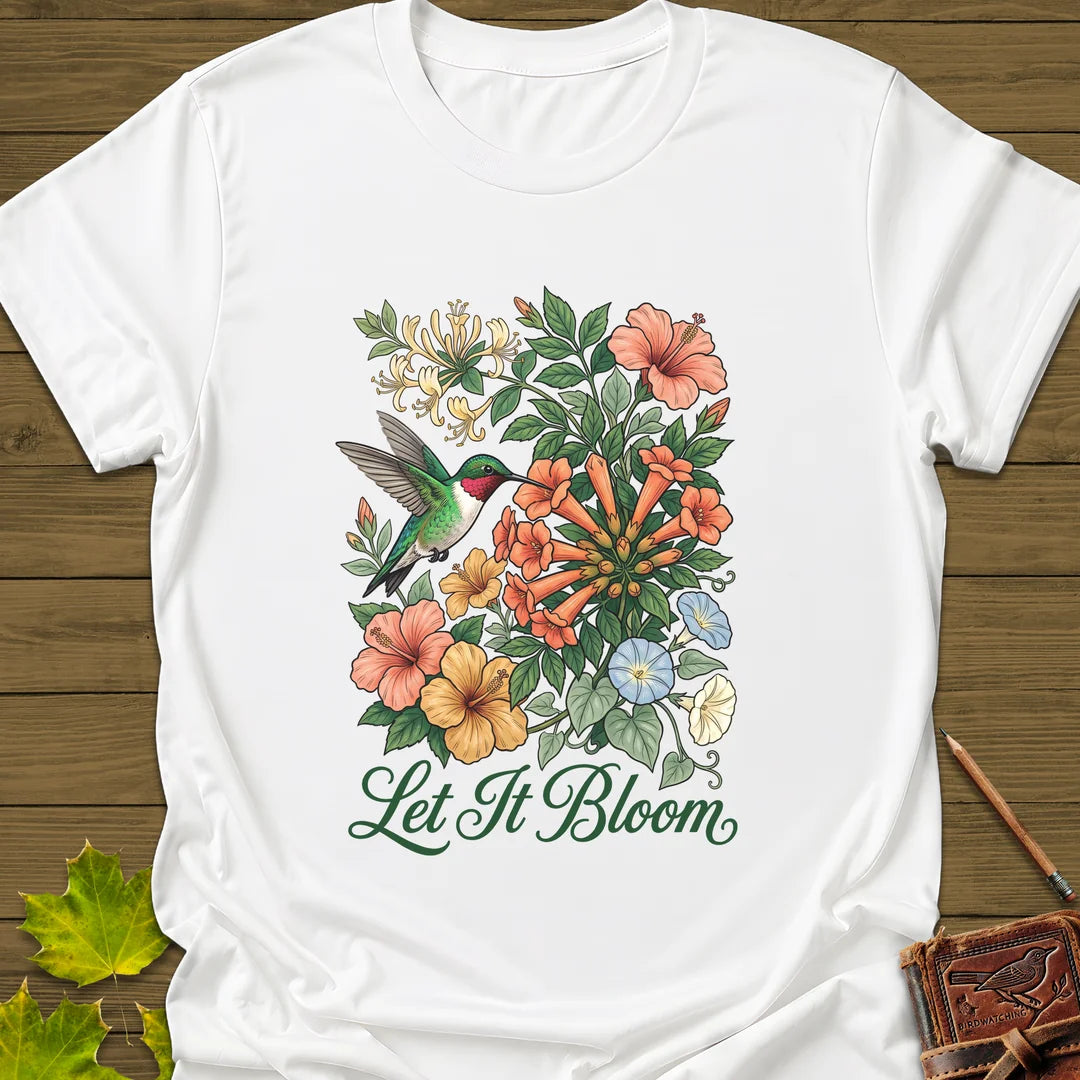 Let It Bloom T-Shirt in White