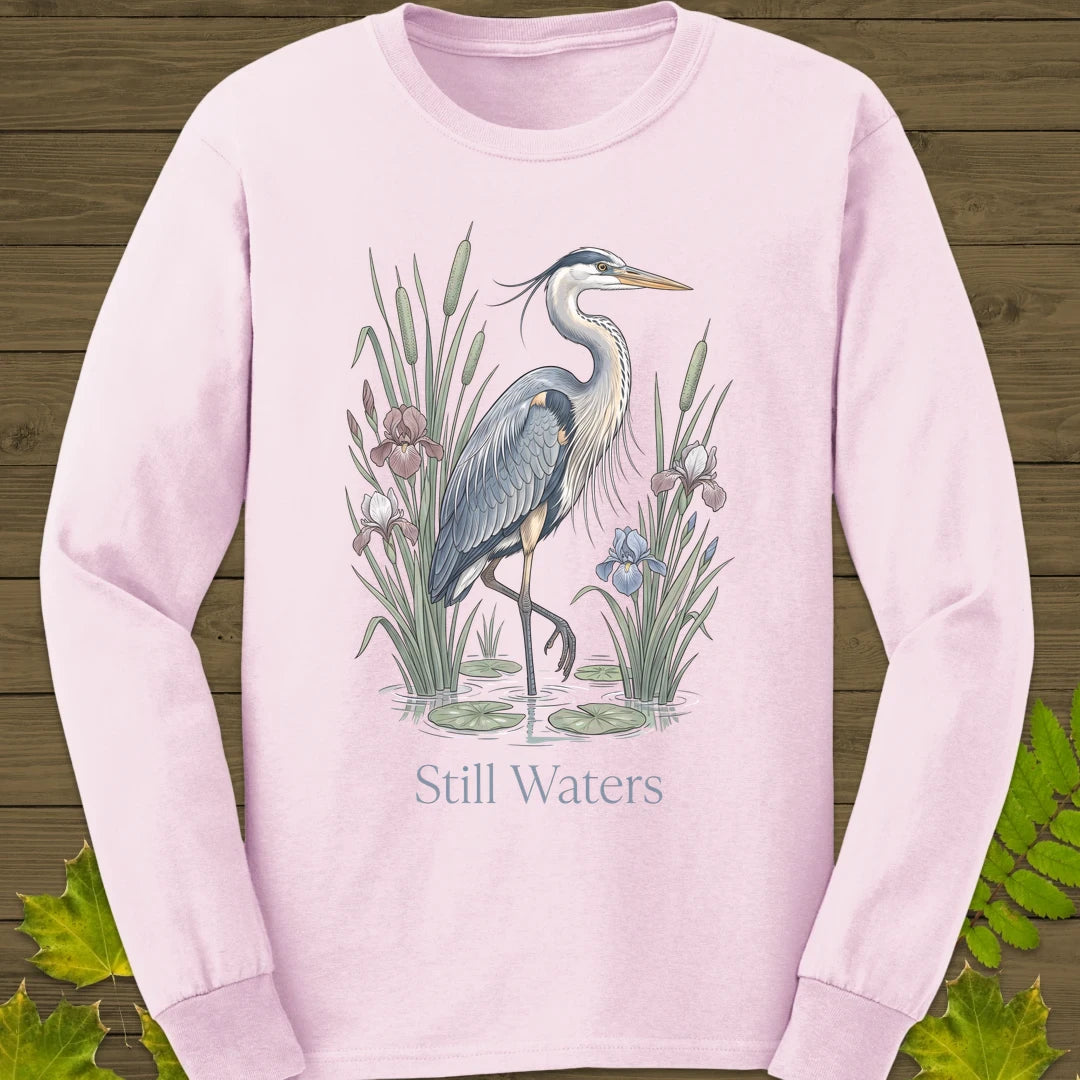 Still Waters Long Sleeve Light Pink