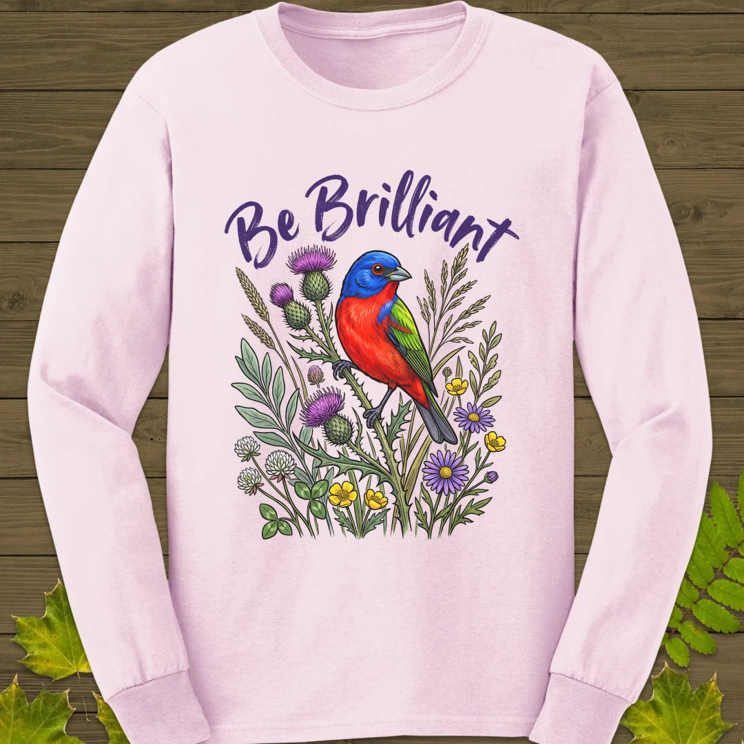 Be Brilliant Long Sleeve Light Pink