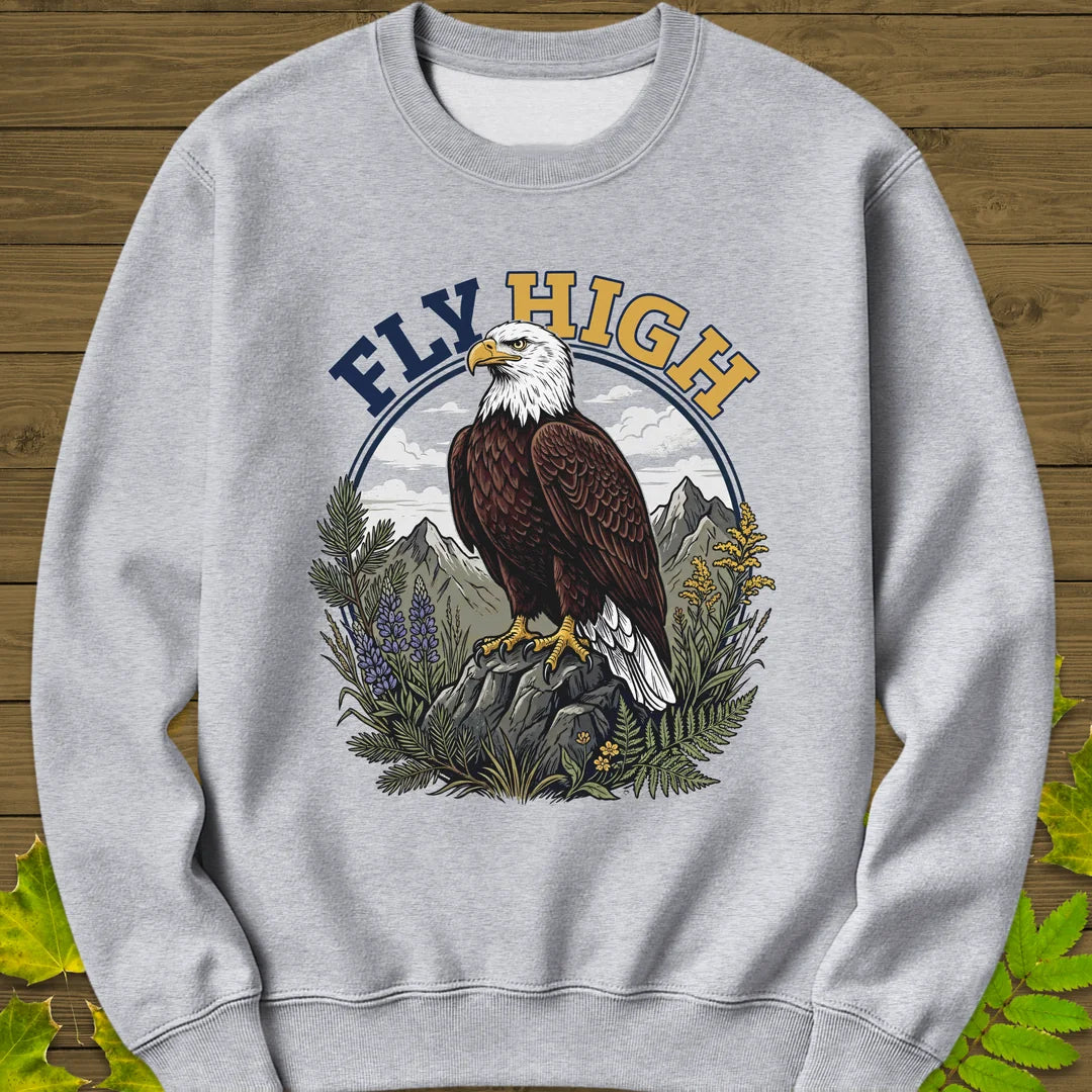 Fly High Sweatshirt in Sport Grey