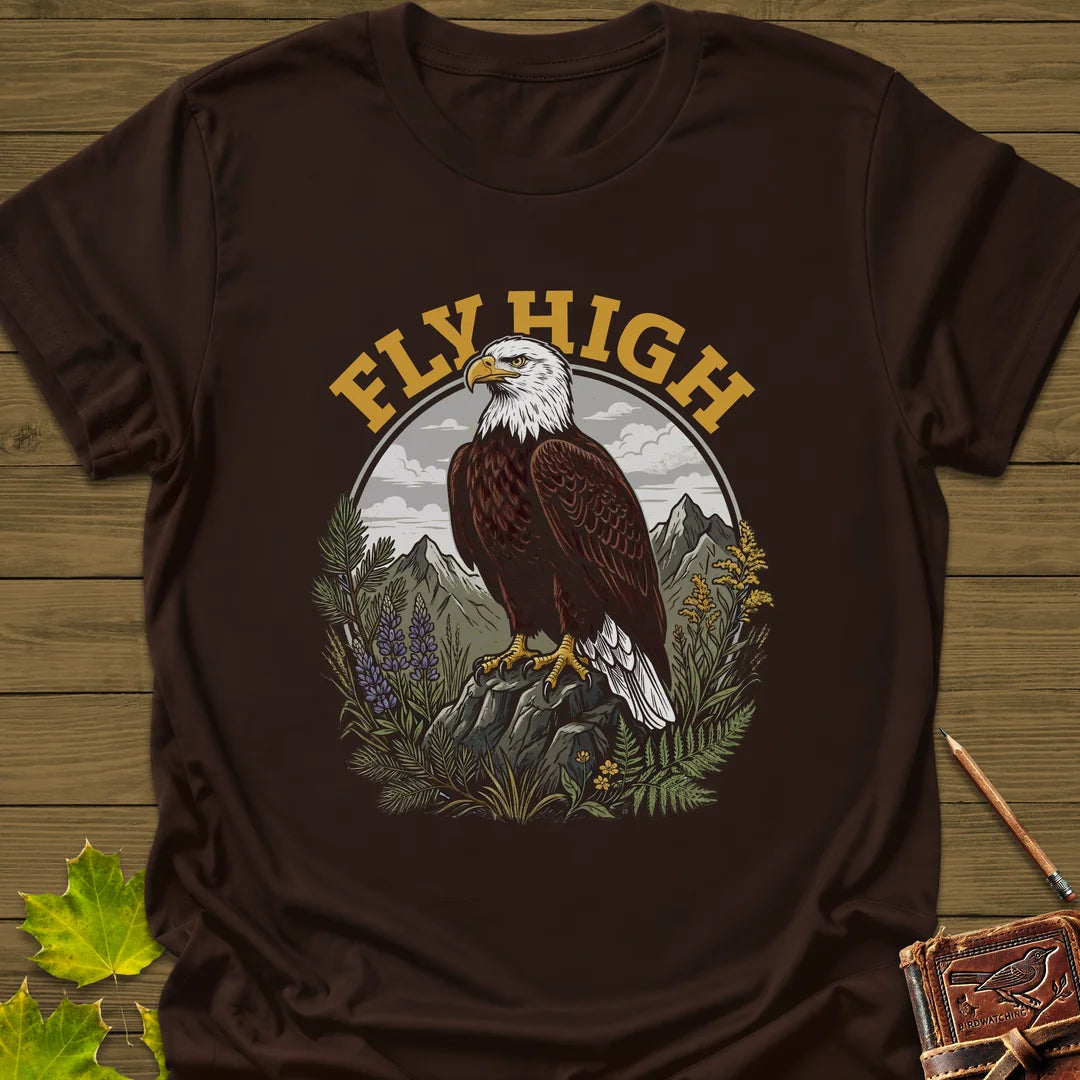 Fly High T-Shirt in Dark Chocolate