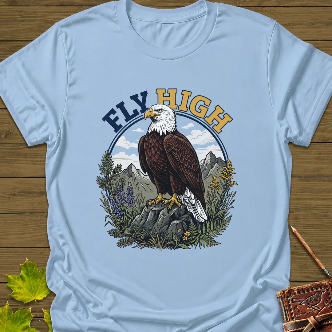 Fly High T-Shirt in Light Blue