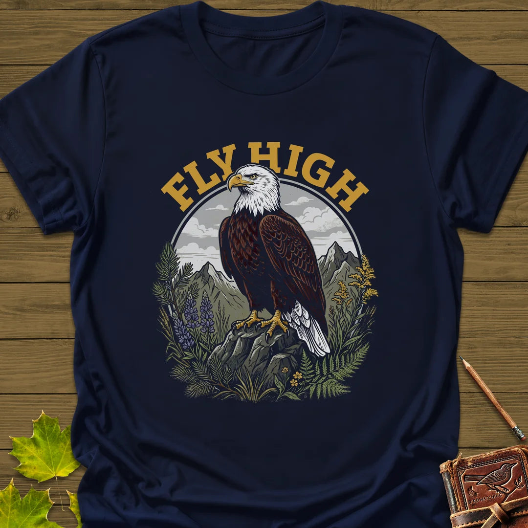 Fly High T-Shirt in Navy