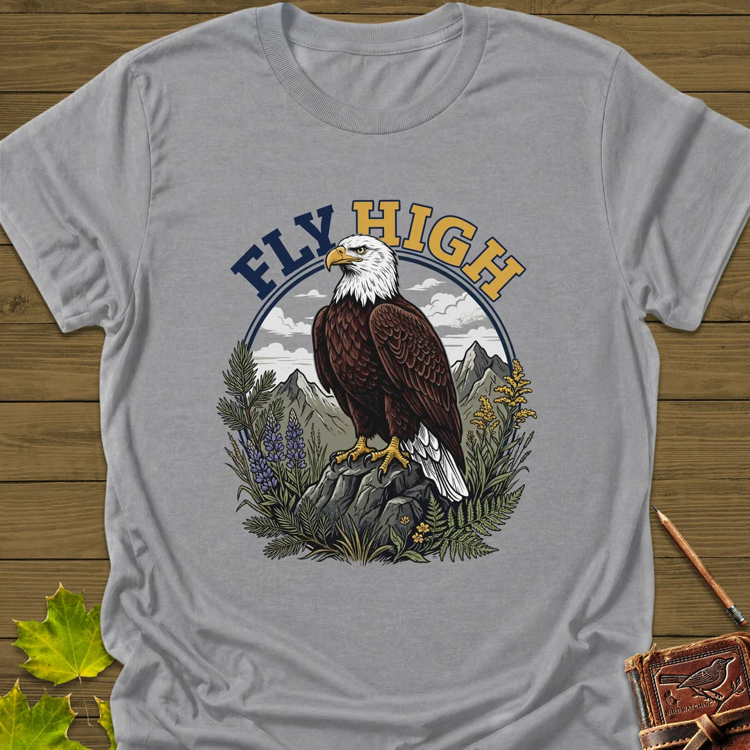 Fly High T-Shirt in Sport Grey