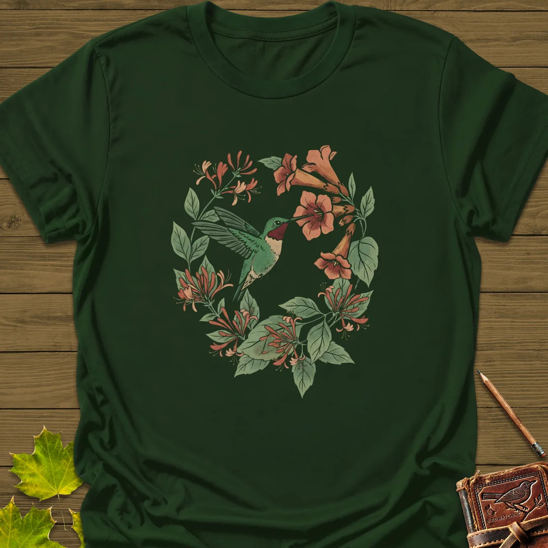 Bloom Chaser T-Shirt in Forest Green