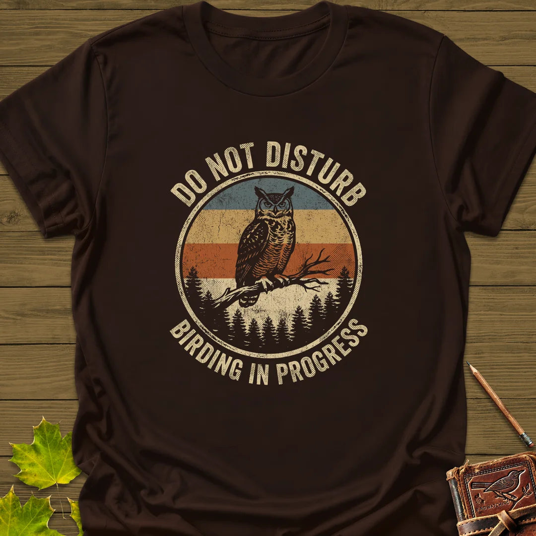 Do Not Disturb T-Shirt in Dark Chocolate