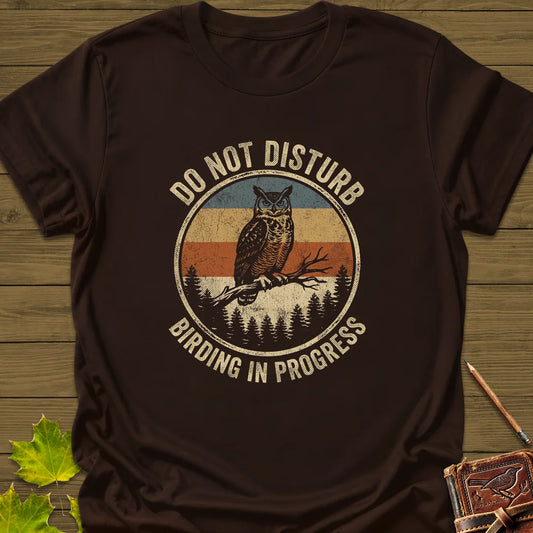 Do Not Disturb T-Shirt in Dark Chocolate