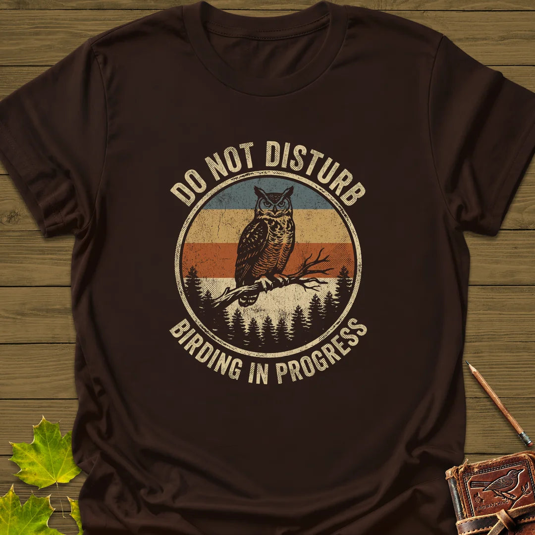 Do Not Disturb T-Shirt in Dark Chocolate