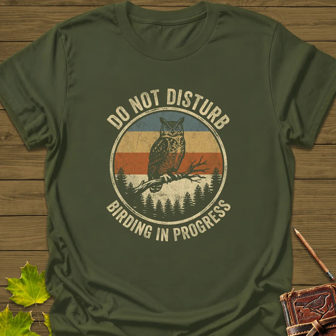 Do Not Disturb T-Shirt in Military Green