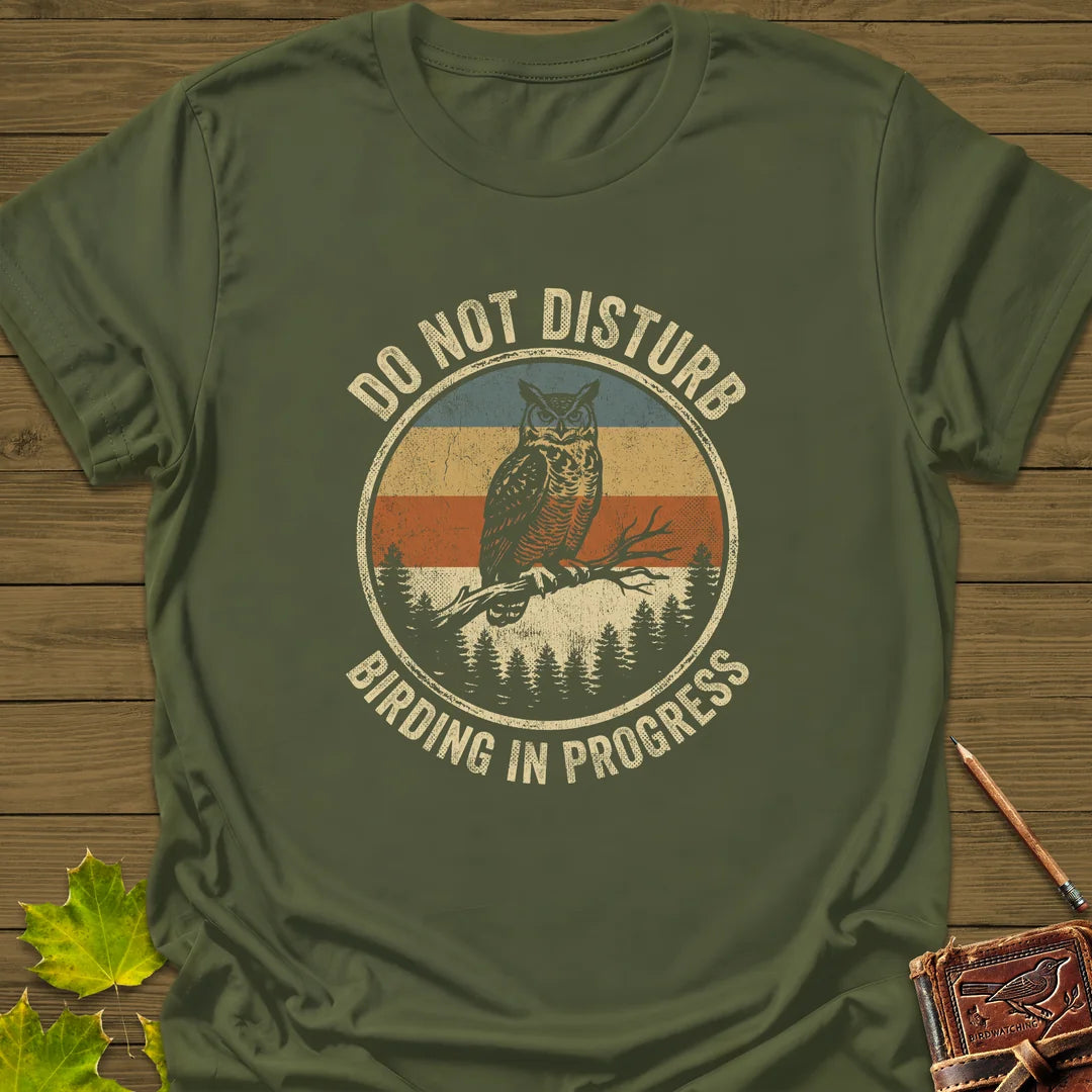Do Not Disturb T-Shirt in Military Green