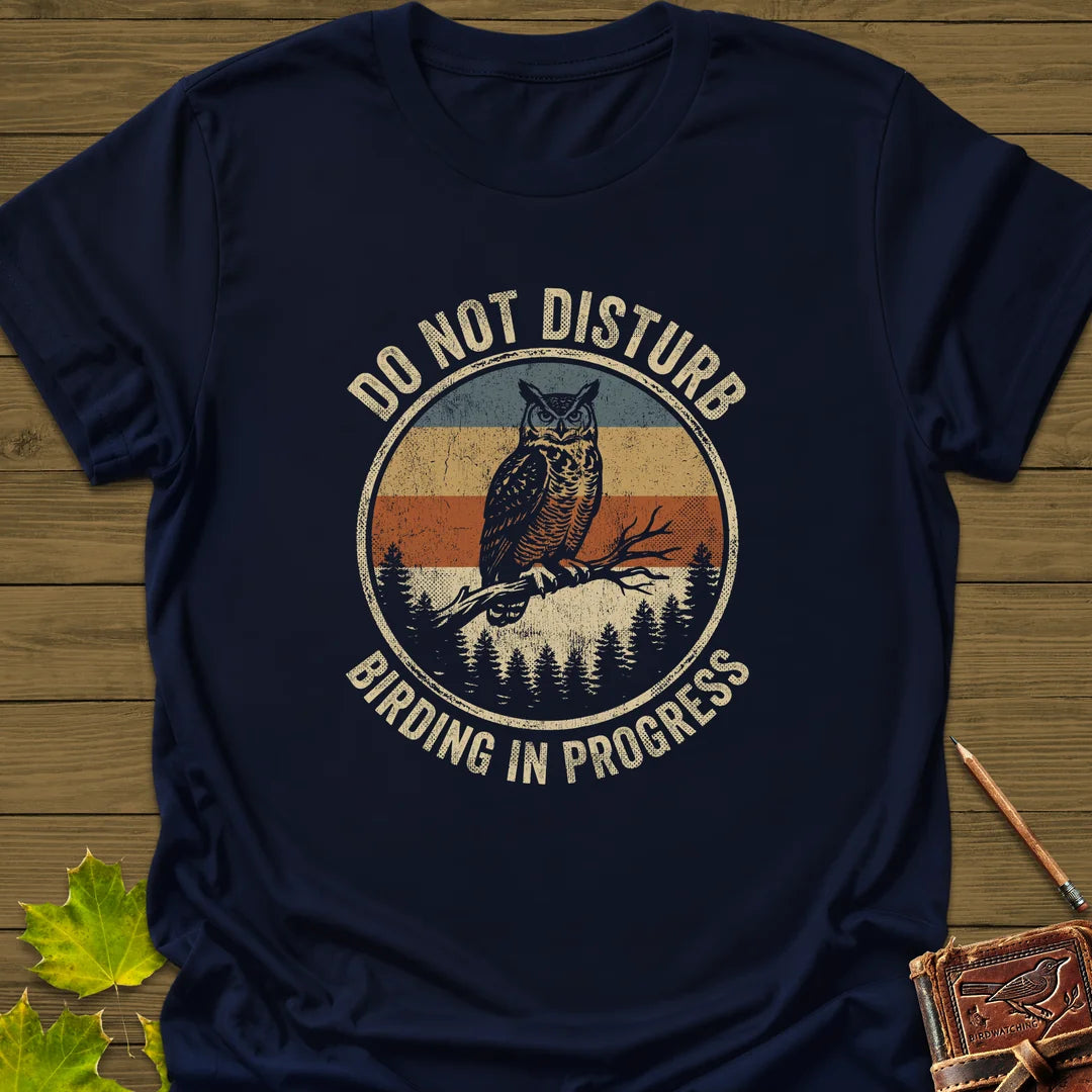 Do Not Disturb T-Shirt in Navy