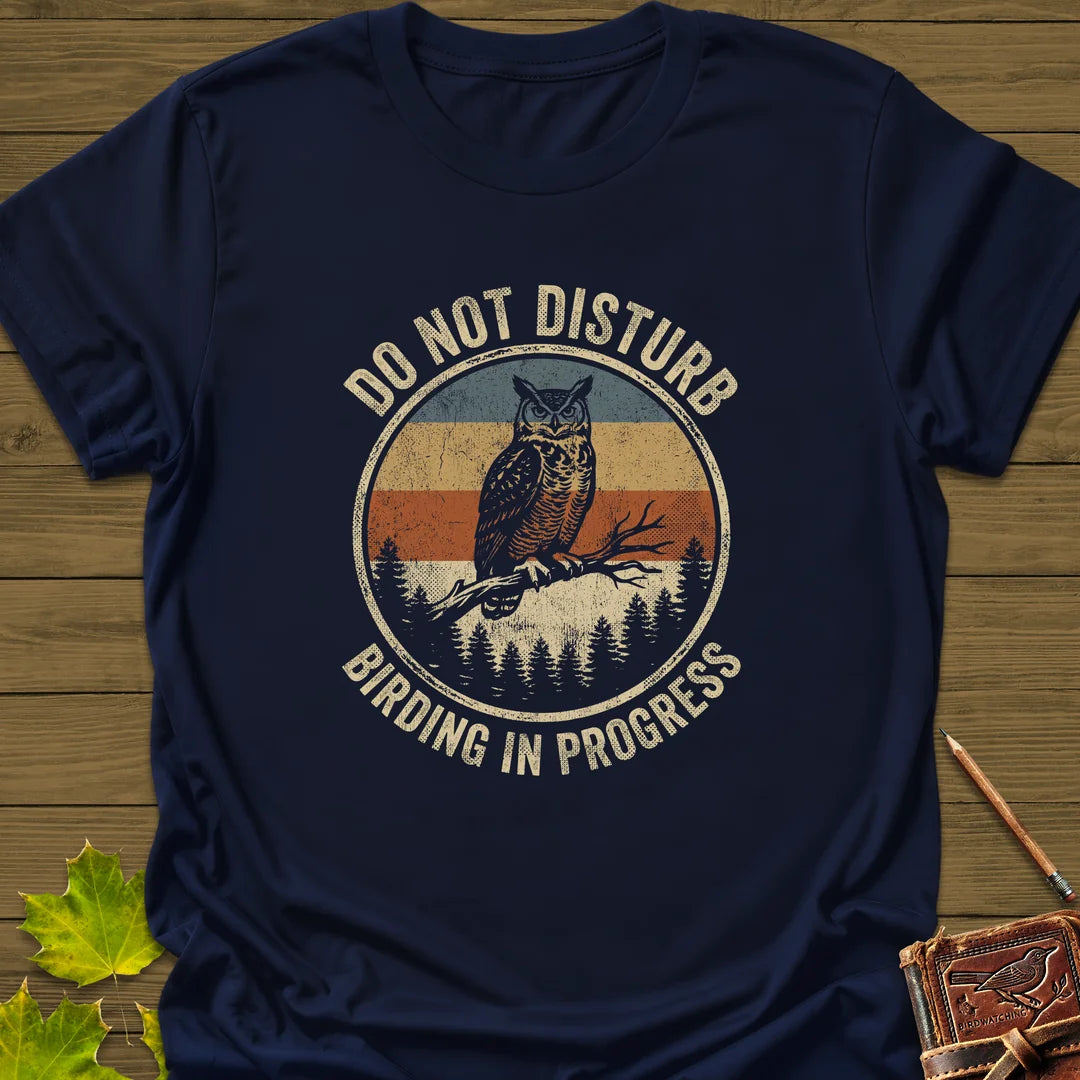 Do Not Disturb T-Shirt in Navy